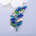 free sample Spanish leaf shape magnet brooch/broches for women